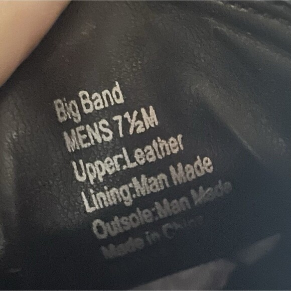 Kenneth Cole Big Band Suede Loafers Men's 7.5M Black Slip On Dress Shoes - Picture 5 of 14